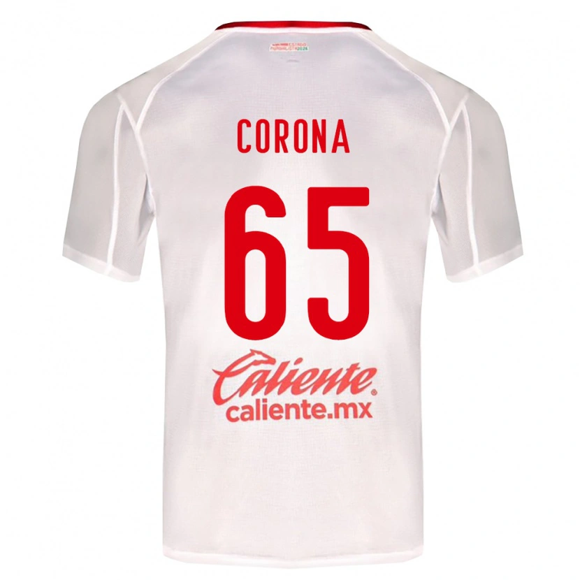 Danxen Dames Carlos Corona #65 Wit Groen Rood Uitshirt Uittenue 2026/27 T-Shirt