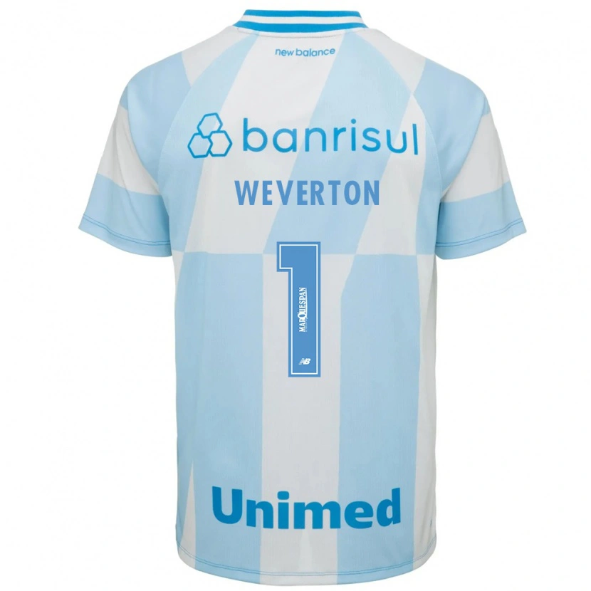 Danxen Dames Weverton Pereira Da Silva #1 Lichtblauw Wit Uitshirt Uittenue 2026/27 T-Shirt