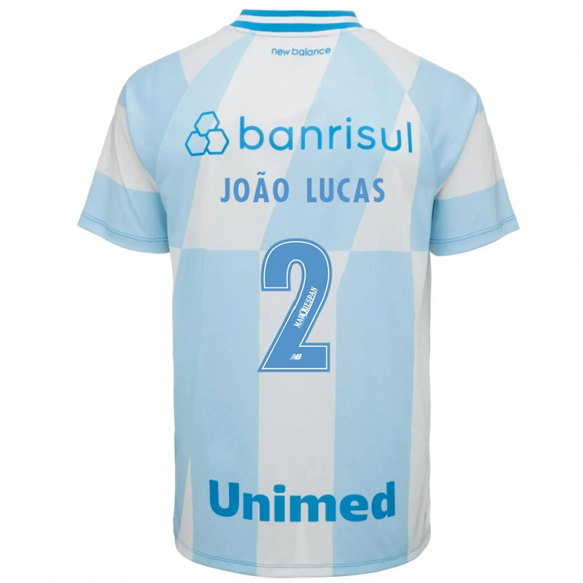 Danxen Dames João Lucas #2 Lichtblauw Wit Uitshirt Uittenue 2026/27 T-Shirt
