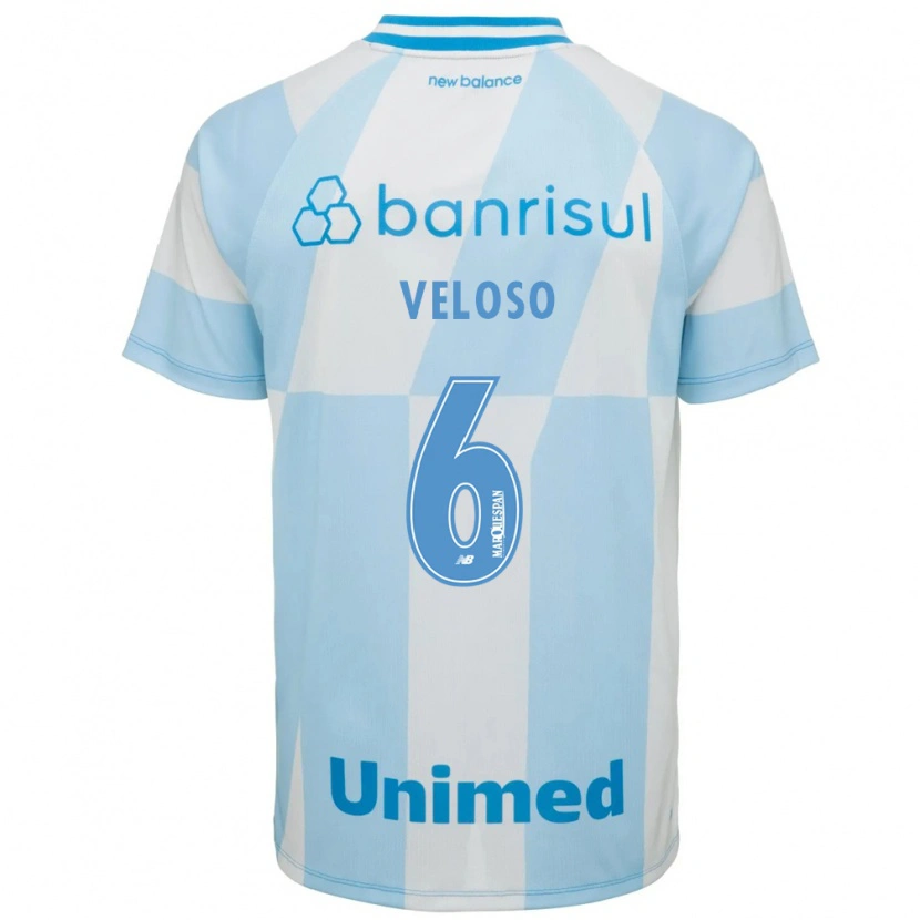 Danxen Dames Guilherme Veloso #6 Lichtblauw Wit Uitshirt Uittenue 2026/27 T-Shirt