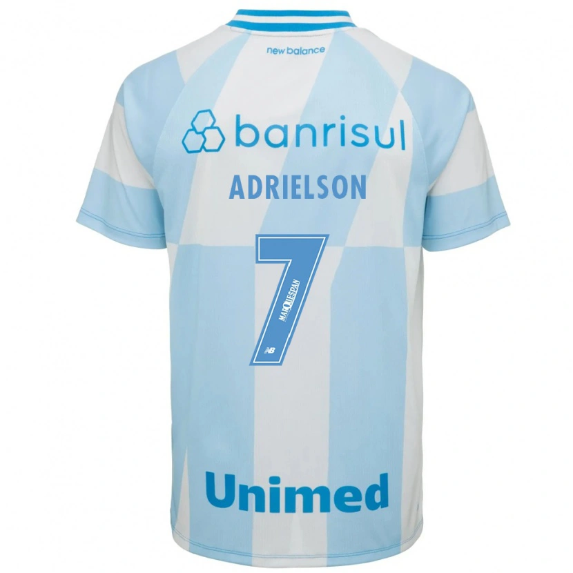 Danxen Dames Adrielson Lima De Oliveira #7 Lichtblauw Wit Uitshirt Uittenue 2026/27 T-Shirt