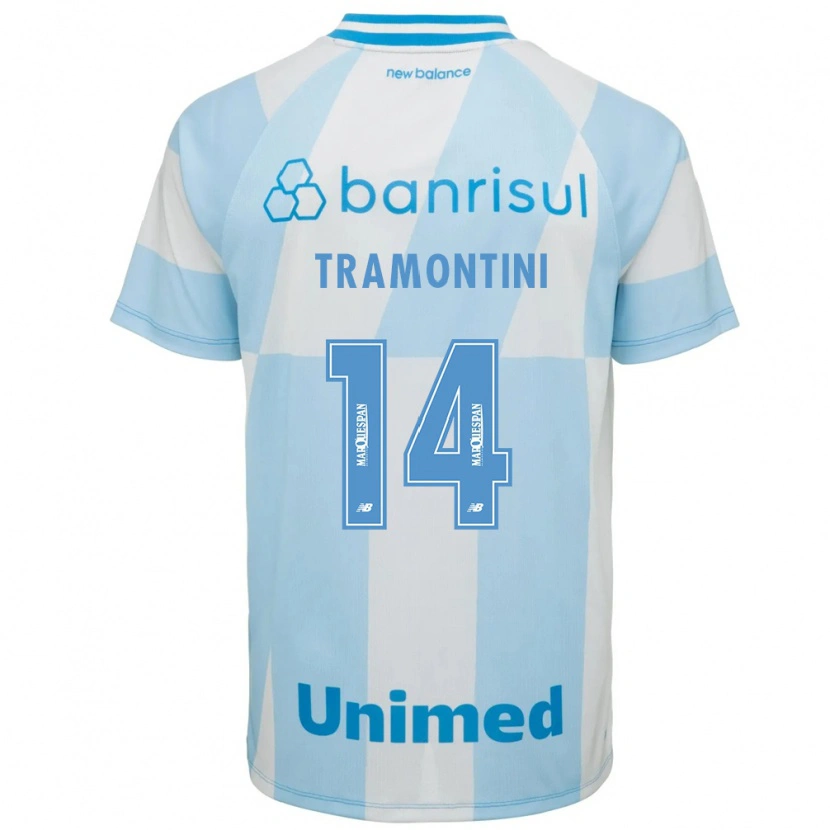 Danxen Dames Bernardo Tramontini #14 Lichtblauw Wit Uitshirt Uittenue 2026/27 T-Shirt