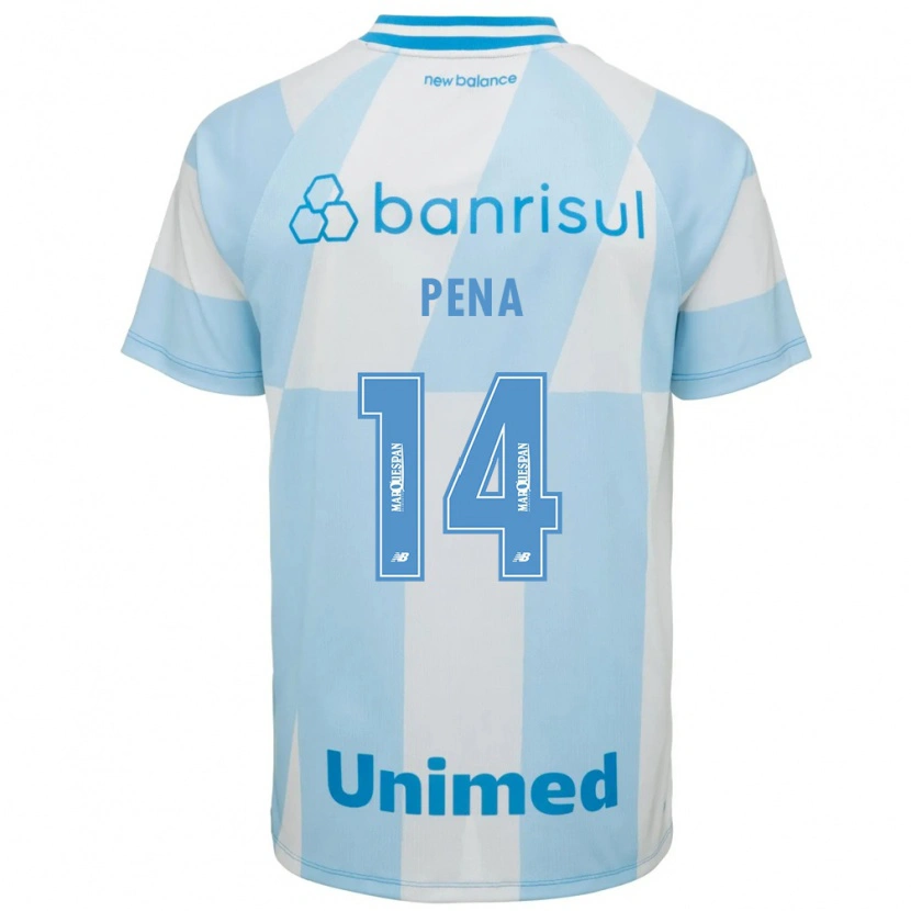 Danxen Dames Jessica Peña #14 Lichtblauw Wit Uitshirt Uittenue 2026/27 T-Shirt