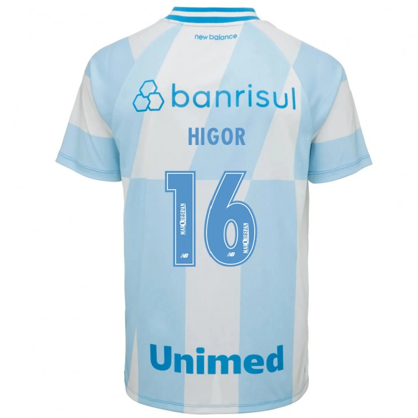 Danxen Dames Higor Sousa E Silva #16 Lichtblauw Wit Uitshirt Uittenue 2026/27 T-Shirt