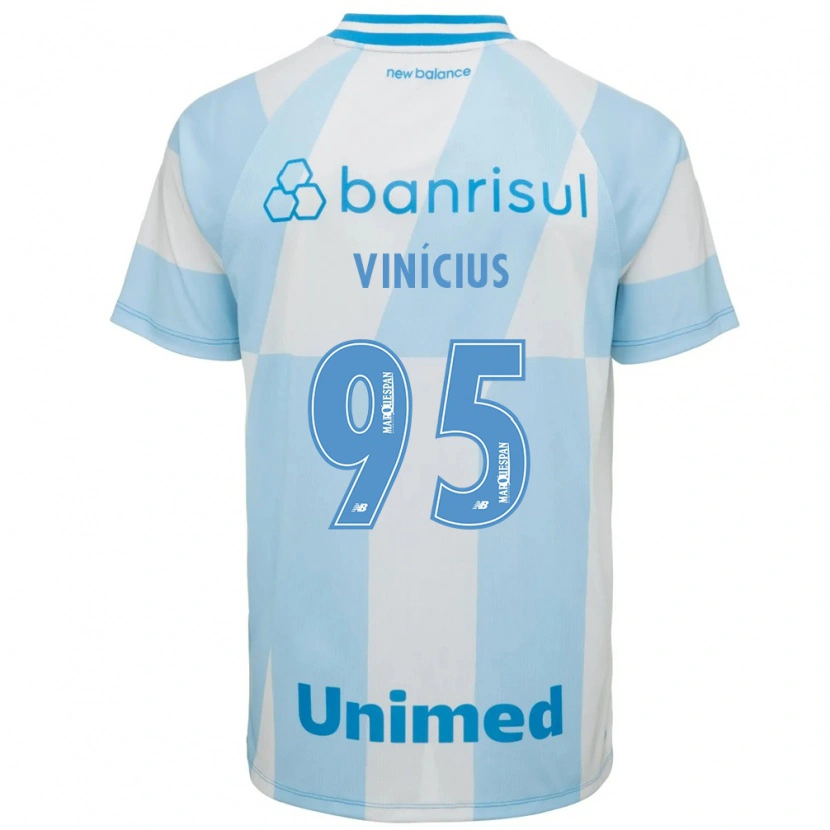 Danxen Dames Carlos Vinícius #95 Lichtblauw Wit Uitshirt Uittenue 2026/27 T-Shirt