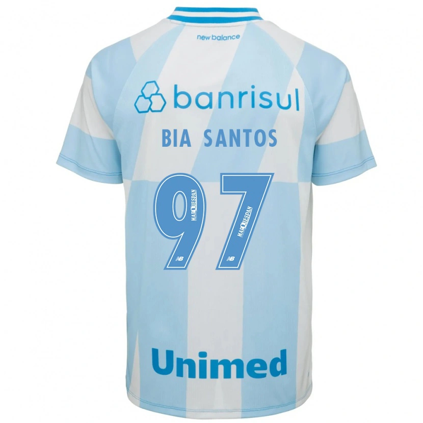 Danxen Dames Bia Santos #97 Lichtblauw Wit Uitshirt Uittenue 2026/27 T-Shirt