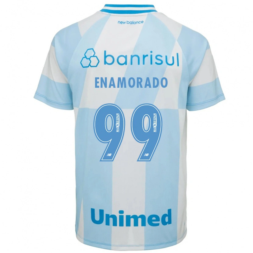 Danxen Dames José Enamorado #99 Lichtblauw Wit Uitshirt Uittenue 2026/27 T-Shirt