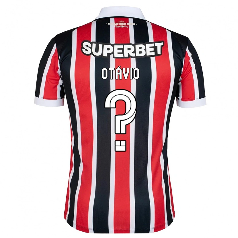 Danxen Dames Otávio Polin Garcia #0 Rood Wit Zwart Uitshirt Uittenue 2026/27 T-Shirt