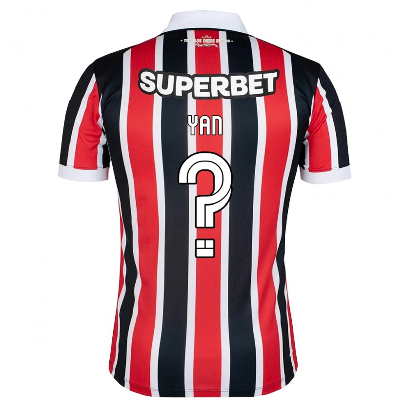 Danxen Dames Arthur Yan #0 Rood Wit Zwart Uitshirt Uittenue 2026/27 T-Shirt