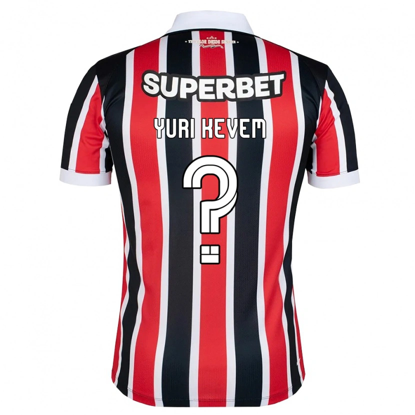 Danxen Dames Yuri Kevem #0 Rood Wit Zwart Uitshirt Uittenue 2026/27 T-Shirt