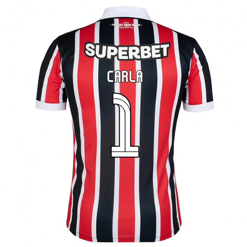Danxen Dames Carla #1 Rood Wit Zwart Uitshirt Uittenue 2026/27 T-Shirt
