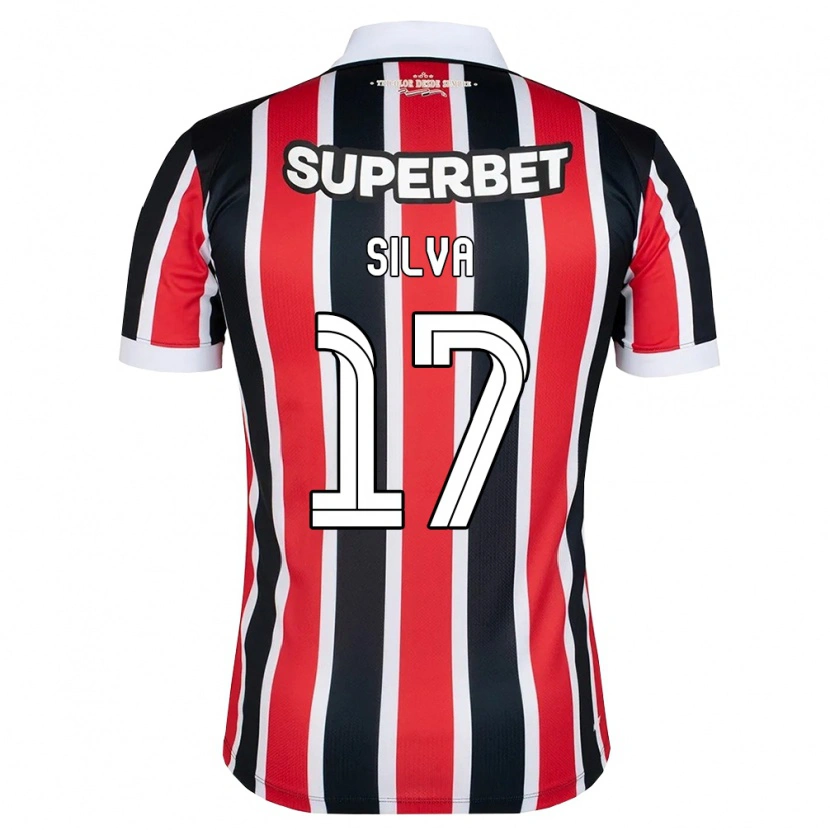 Danxen Dames André Silva #17 Rood Wit Zwart Uitshirt Uittenue 2026/27 T-Shirt