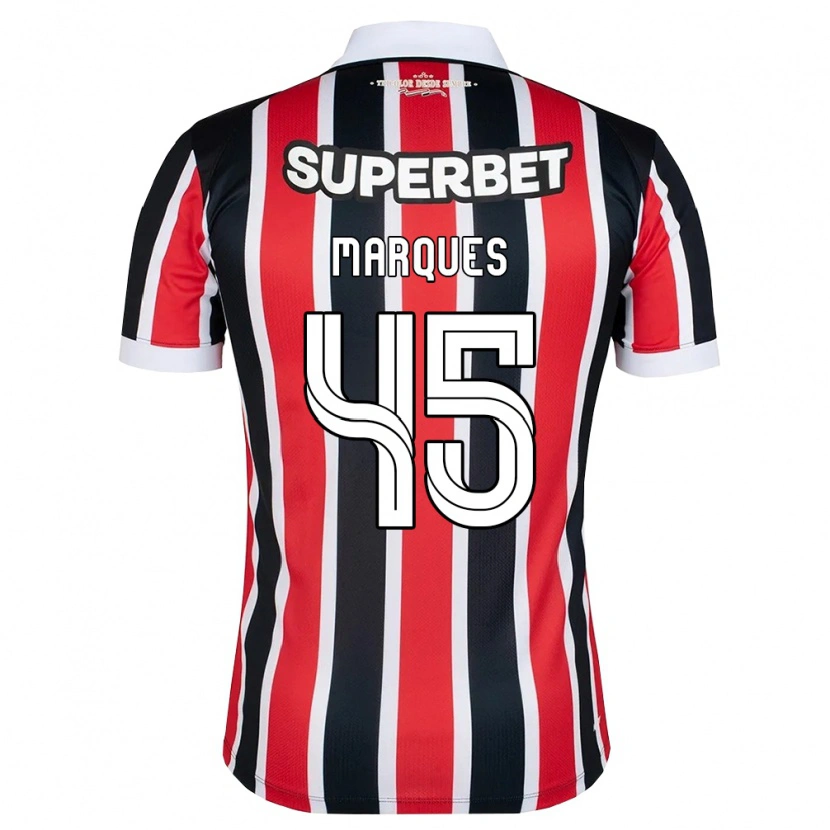 Danxen Dames Lucca Marques Alencar #45 Rood Wit Zwart Uitshirt Uittenue 2026/27 T-Shirt