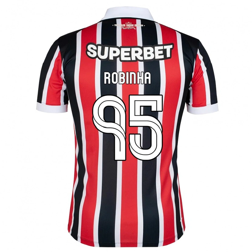 Danxen Dames Robinha #95 Rood Wit Zwart Uitshirt Uittenue 2026/27 T-Shirt