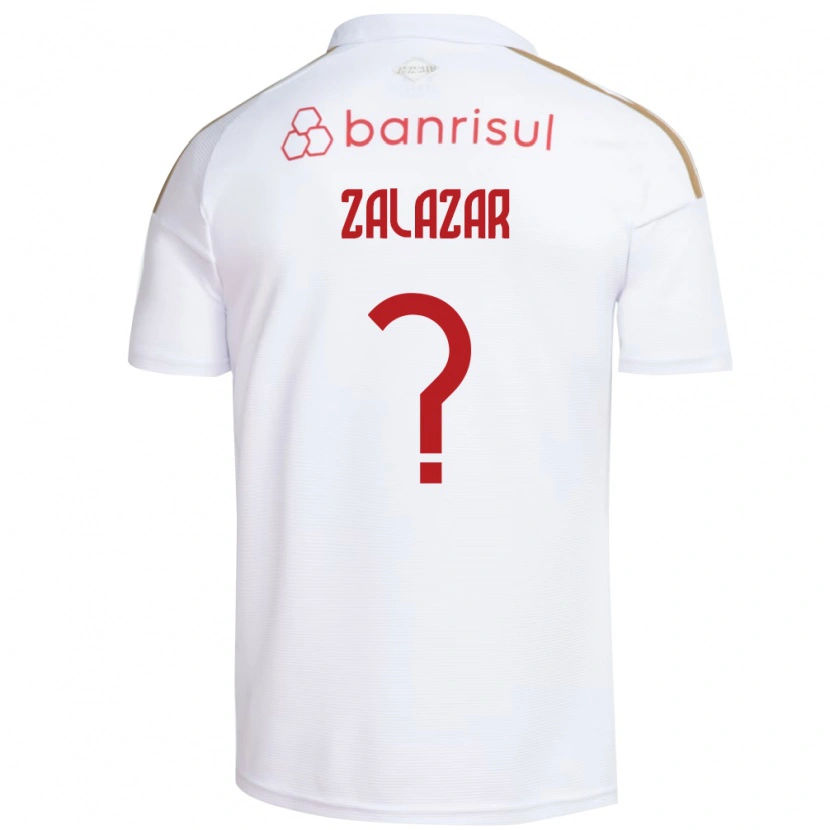 Danxen Dames Maxi Zalazar #0 Wit Rood Uitshirt Uittenue 2026/27 T-Shirt