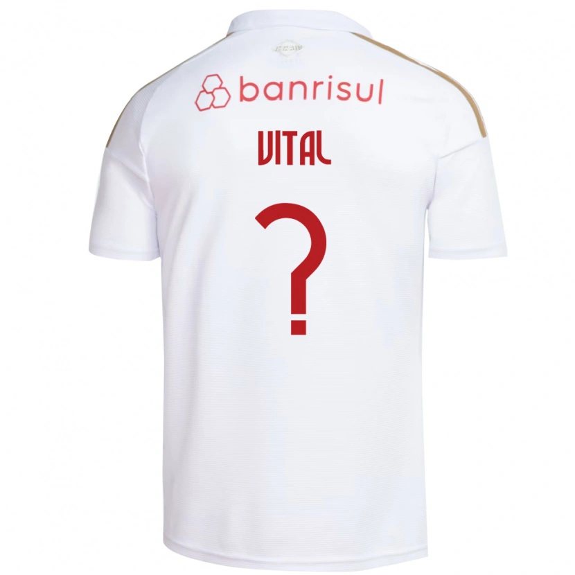 Danxen Dames Lucas Vital #0 Wit Rood Uitshirt Uittenue 2026/27 T-Shirt