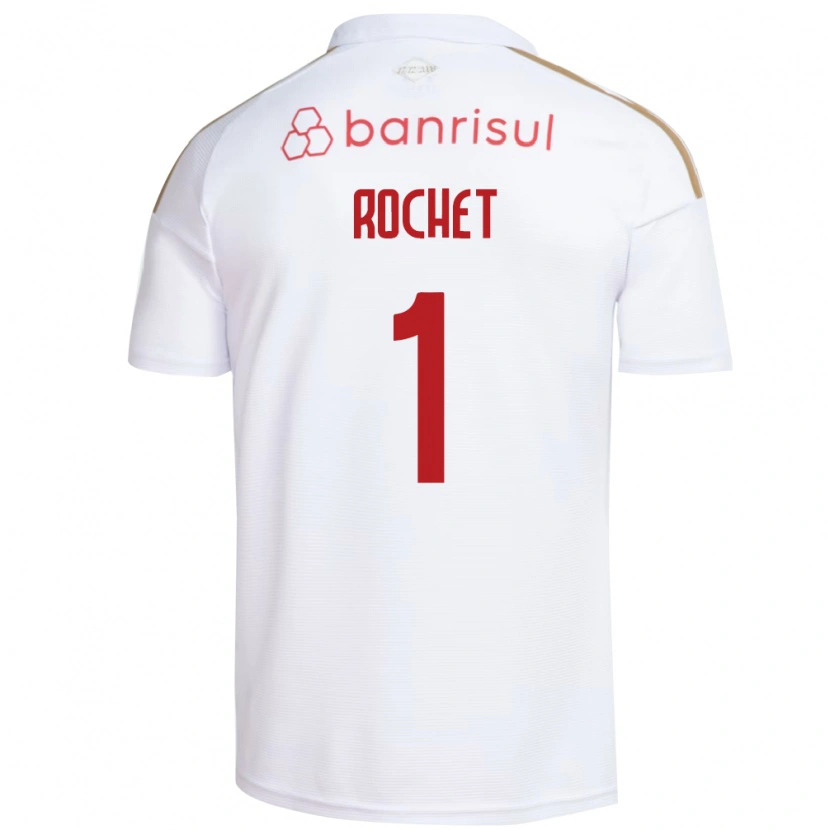 Danxen Dames Sergio Rochet #1 Wit Rood Uitshirt Uittenue 2026/27 T-Shirt