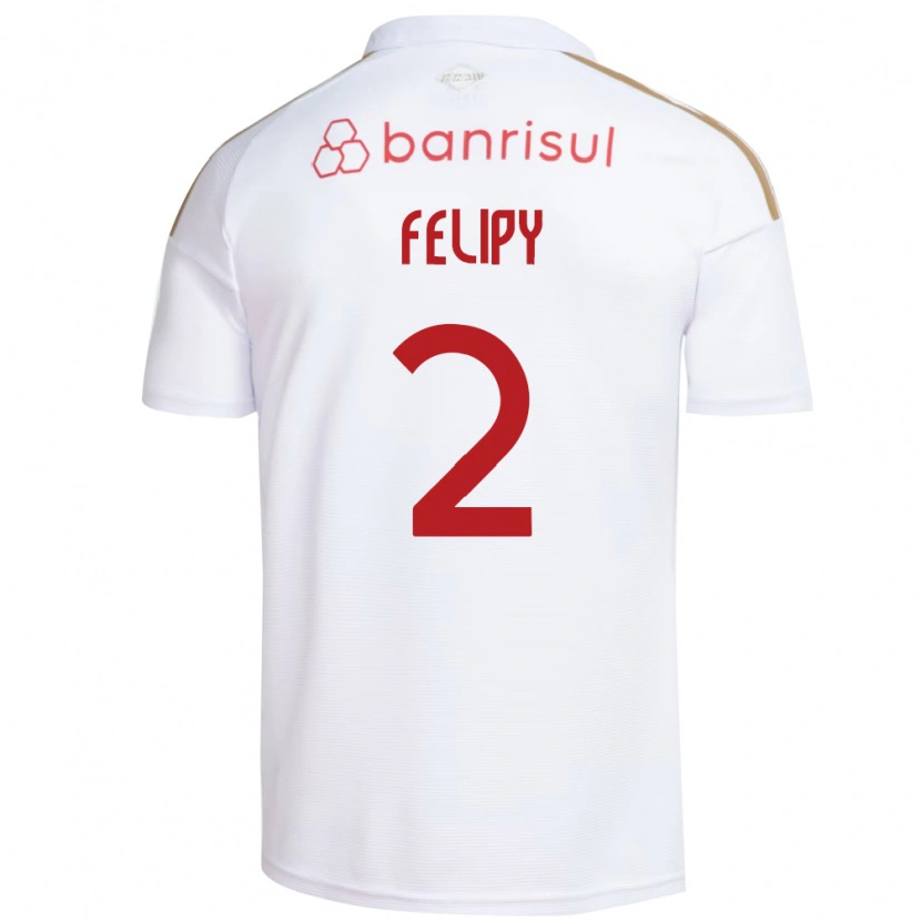 Danxen Dames Luis Felipy #2 Wit Rood Uitshirt Uittenue 2026/27 T-Shirt