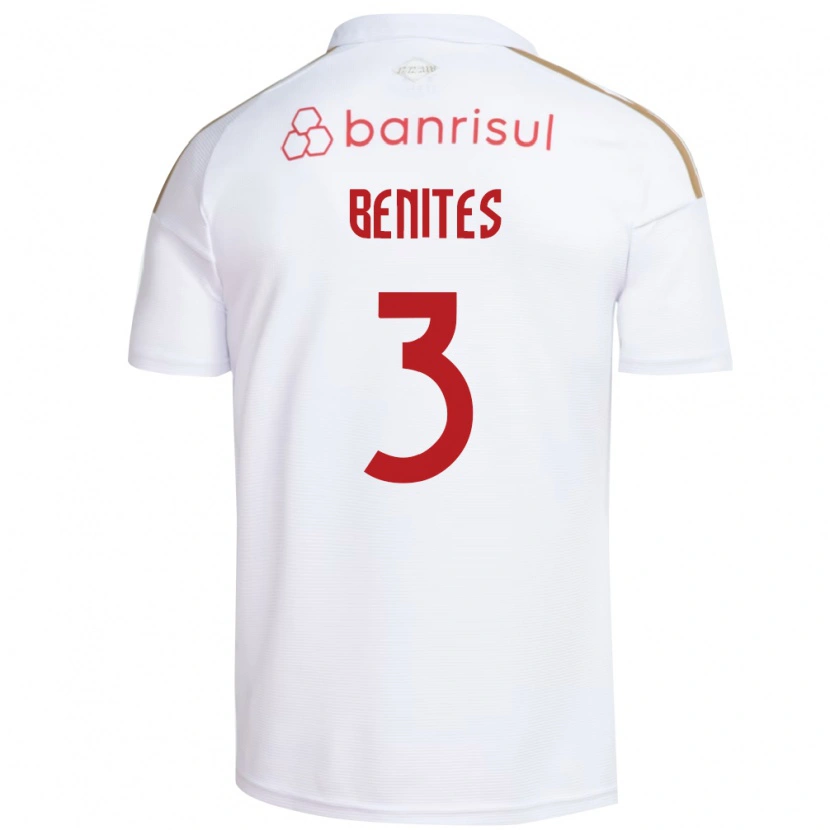 Danxen Dames Bruna Benites #3 Wit Rood Uitshirt Uittenue 2026/27 T-Shirt
