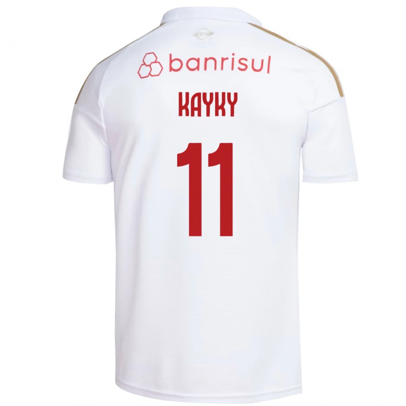 Danxen Dames Kayky Da Silva Chagas #11 Wit Rood Uitshirt Uittenue 2026/27 T-Shirt