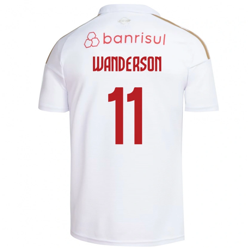 Danxen Dames Wanderson #11 Wit Rood Uitshirt Uittenue 2026/27 T-Shirt