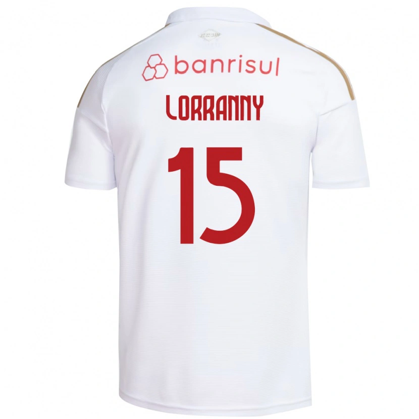 Danxen Dames Lorranny #15 Wit Rood Uitshirt Uittenue 2026/27 T-Shirt