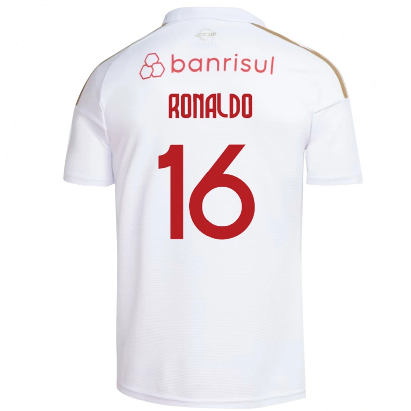 Danxen Dames Ronaldo Da Silva Souza #16 Wit Rood Uitshirt Uittenue 2026/27 T-Shirt