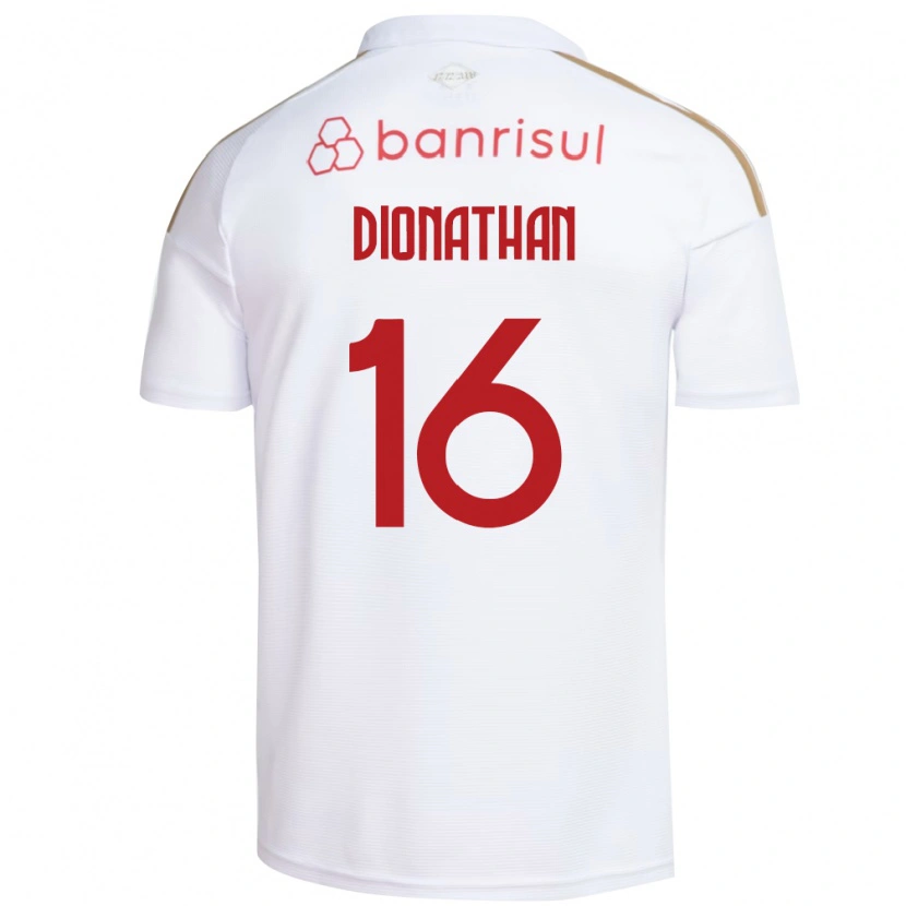 Danxen Dames Dionathan De Lima Dos Santos #16 Wit Rood Uitshirt Uittenue 2026/27 T-Shirt