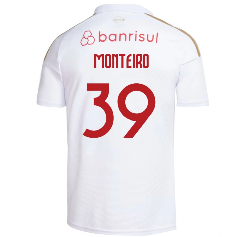 Danxen Dames Letícia Monteiro #39 Wit Rood Uitshirt Uittenue 2026/27 T-Shirt