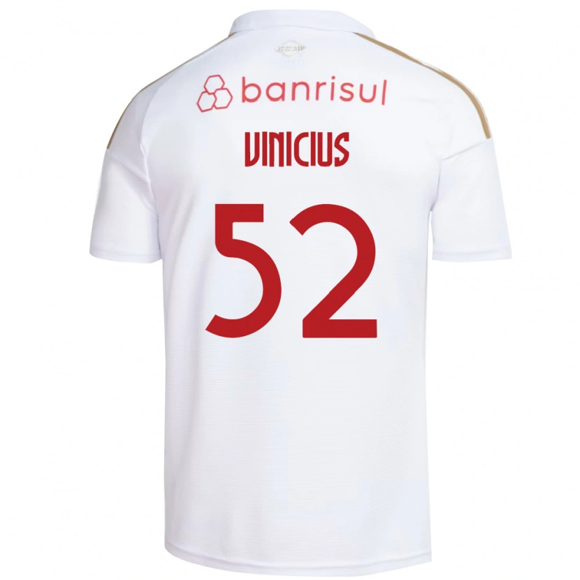 Danxen Dames Gabriel Vinicius #52 Wit Rood Uitshirt Uittenue 2026/27 T-Shirt