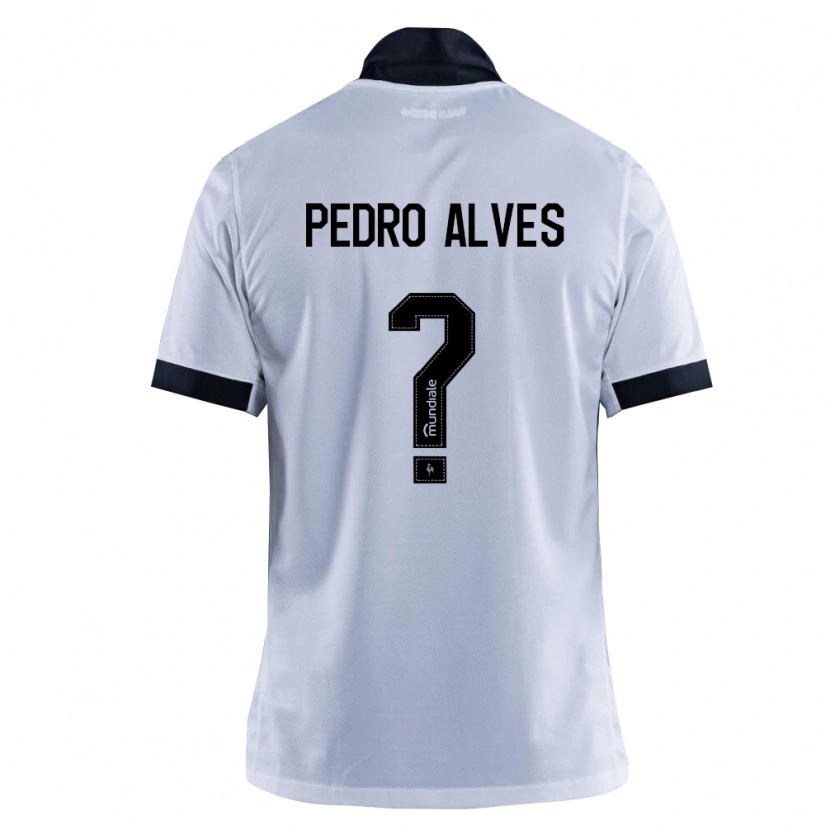 Danxen Dames Pedro Alves #0 Zwart Wit Uitshirt Uittenue 2026/27 T-Shirt