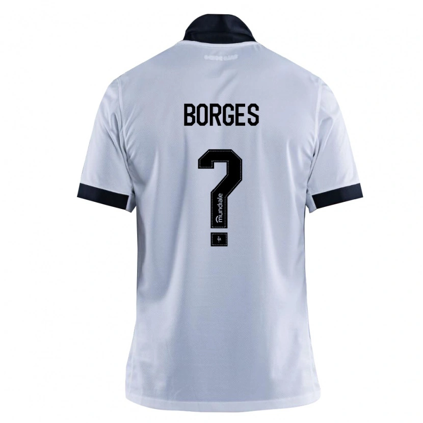 Danxen Dames Leo Borges #0 Zwart Wit Uitshirt Uittenue 2026/27 T-Shirt