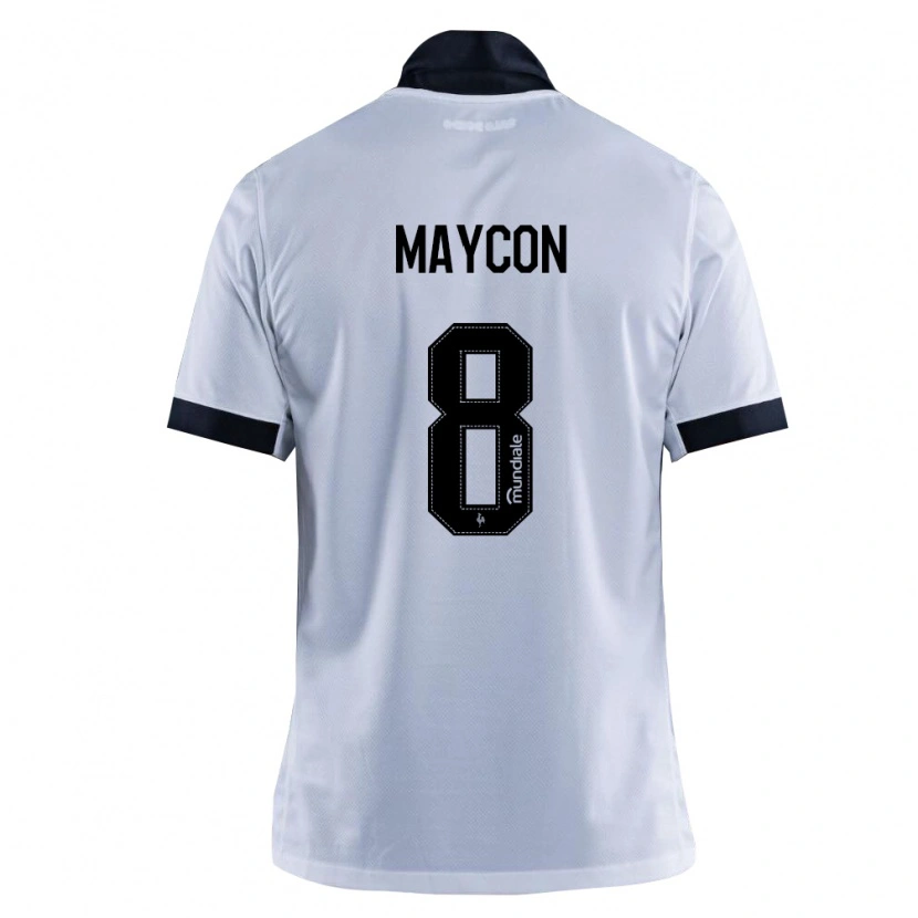 Danxen Dames Maycon De Andrade Barberan #8 Zwart Wit Uitshirt Uittenue 2026/27 T-Shirt