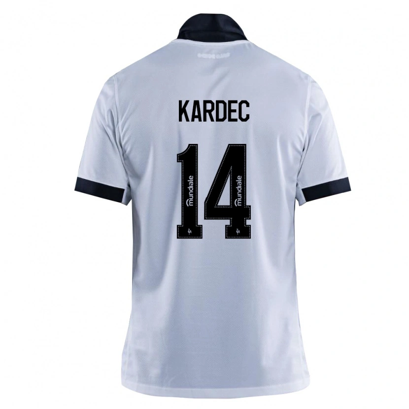 Danxen Dames Alan Kardec #14 Zwart Wit Uitshirt Uittenue 2026/27 T-Shirt
