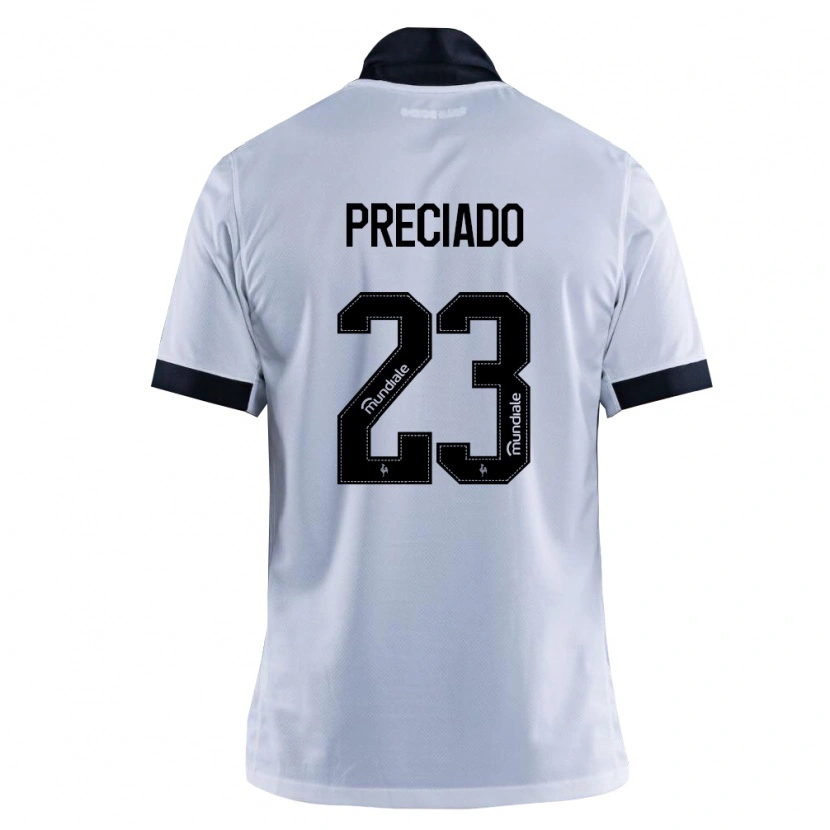 Danxen Dames Angelo Preciado #23 Zwart Wit Uitshirt Uittenue 2026/27 T-Shirt