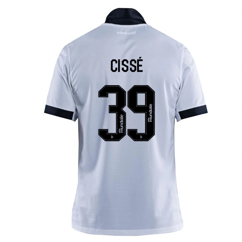 Danxen Dames Mamady Cissé #39 Zwart Wit Uitshirt Uittenue 2026/27 T-Shirt