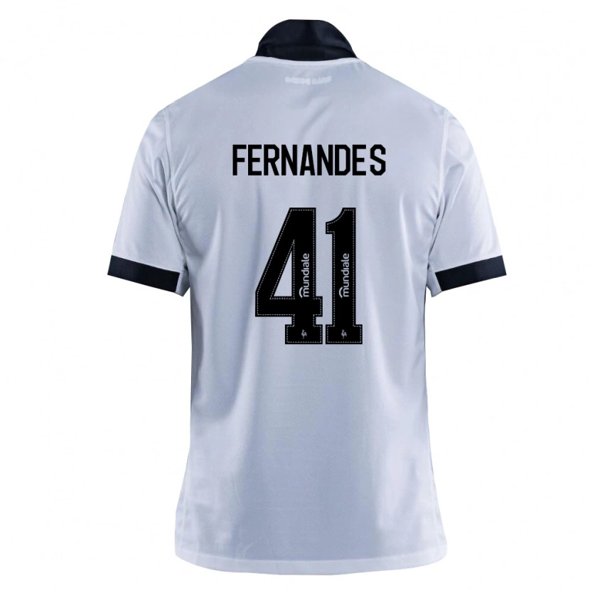 Danxen Dames Murillo Fernandes #41 Zwart Wit Uitshirt Uittenue 2026/27 T-Shirt