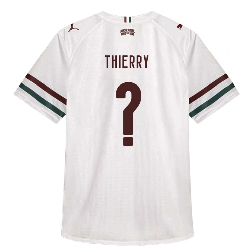 Danxen Dames Thierry Hanrry Costa Chaves #0 Wit Groen Bordeaux Rood Uitshirt Uittenue 2026/27 T-Shirt