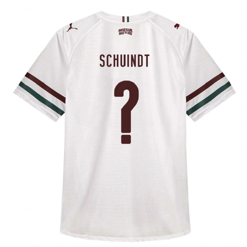 Danxen Dames Davi Schuindt #0 Wit Groen Bordeaux Rood Uitshirt Uittenue 2026/27 T-Shirt