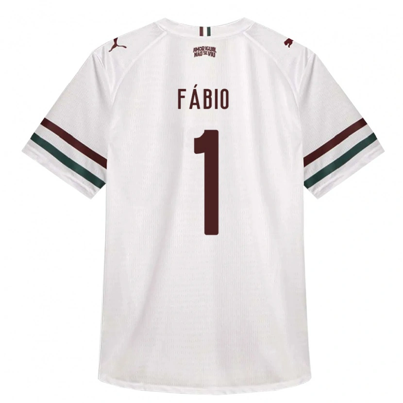 Danxen Dames Fábio Deivson Lopes Maciel #1 Wit Groen Bordeaux Rood Uitshirt Uittenue 2026/27 T-Shirt