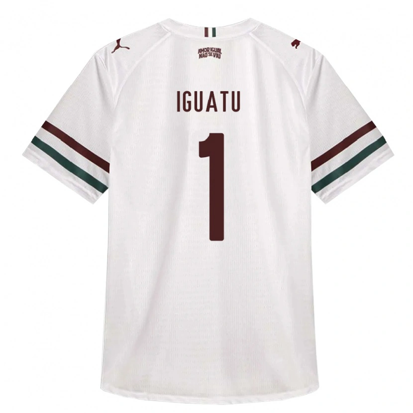 Danxen Dames Mauro Iguatu #1 Wit Groen Bordeaux Rood Uitshirt Uittenue 2026/27 T-Shirt