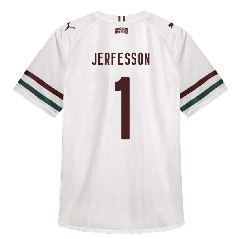 Danxen Dames Jerfesson Rodrigues Santana #1 Wit Groen Bordeaux Rood Uitshirt Uittenue 2026/27 T-Shirt