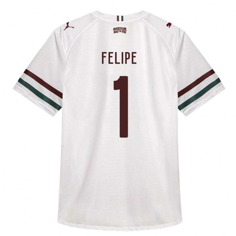 Danxen Dames Marcos Felipe #1 Wit Groen Bordeaux Rood Uitshirt Uittenue 2026/27 T-Shirt