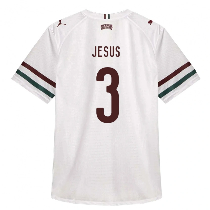 Danxen Dames Alexandre Jesus #3 Wit Groen Bordeaux Rood Uitshirt Uittenue 2026/27 T-Shirt