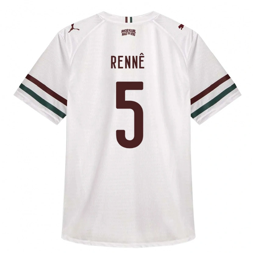 Danxen Dames Rian Rennê #5 Wit Groen Bordeaux Rood Uitshirt Uittenue 2026/27 T-Shirt