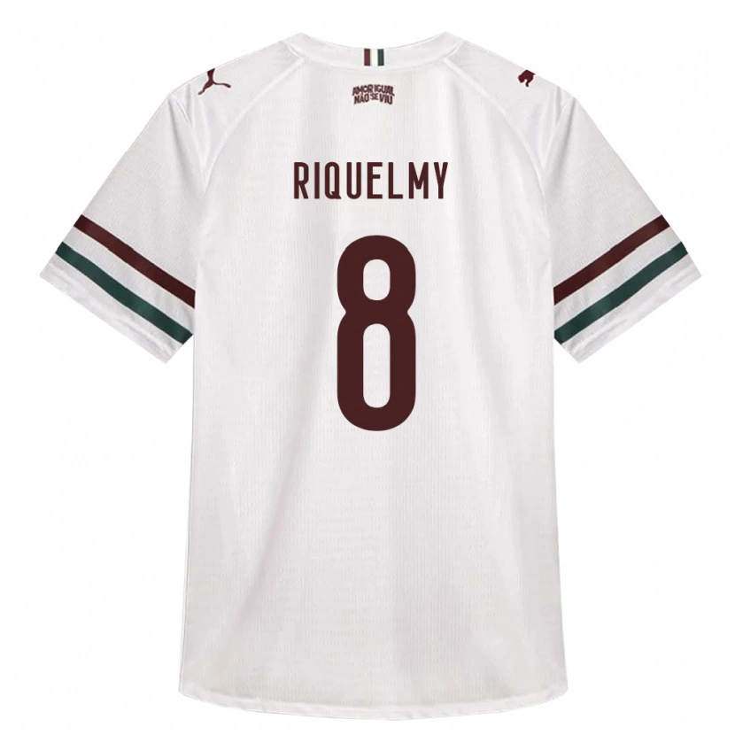 Danxen Dames Riquelmy Tavares #8 Wit Groen Bordeaux Rood Uitshirt Uittenue 2026/27 T-Shirt