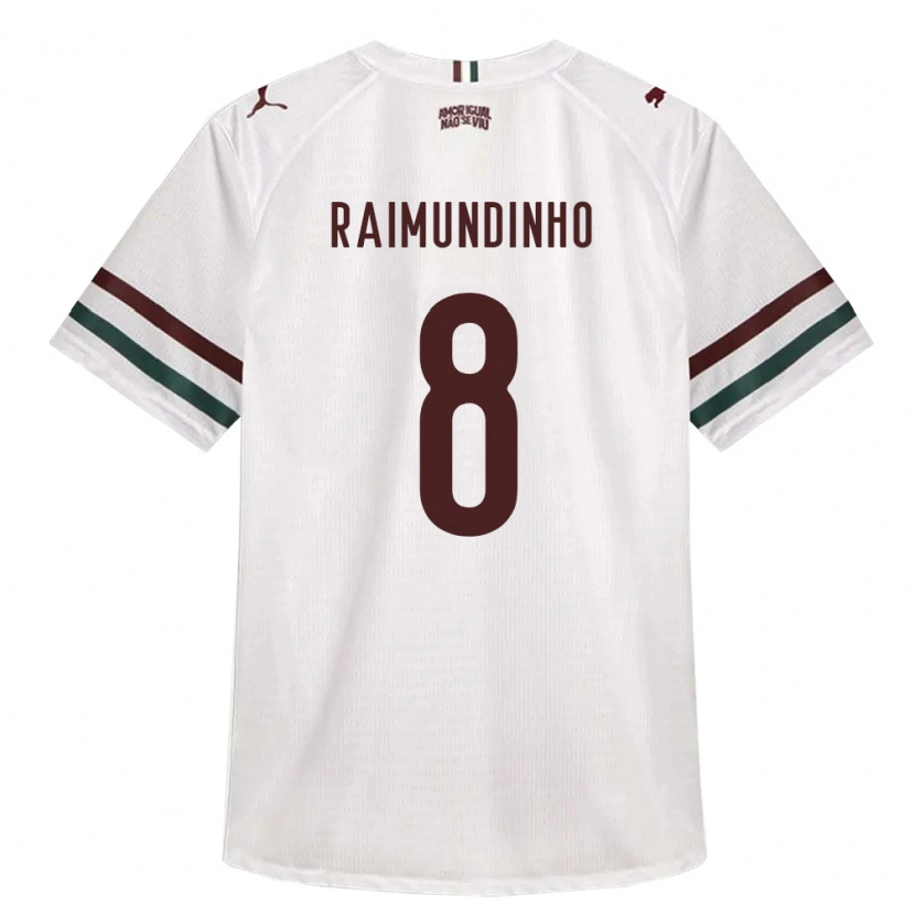Danxen Dames Raimundinho #8 Wit Groen Bordeaux Rood Uitshirt Uittenue 2026/27 T-Shirt