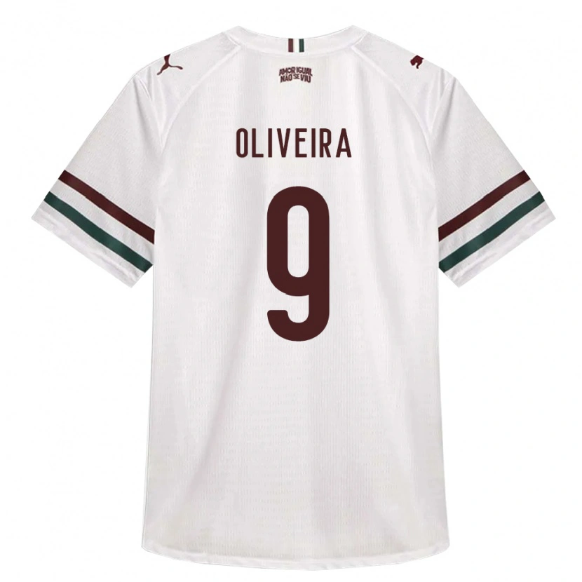Danxen Dames Samuell Oliveira #9 Wit Groen Bordeaux Rood Uitshirt Uittenue 2026/27 T-Shirt