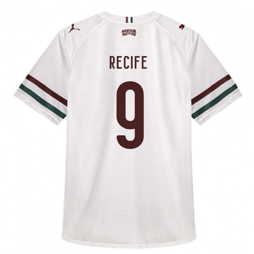 Danxen Dames Tiago Recife #9 Wit Groen Bordeaux Rood Uitshirt Uittenue 2026/27 T-Shirt