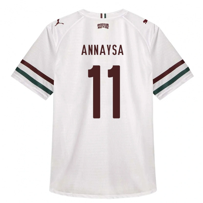 Danxen Dames Annaysa #11 Wit Groen Bordeaux Rood Uitshirt Uittenue 2026/27 T-Shirt